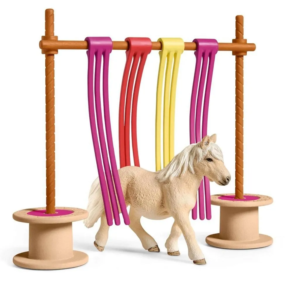 Schleich Pony Curtain Obstacle