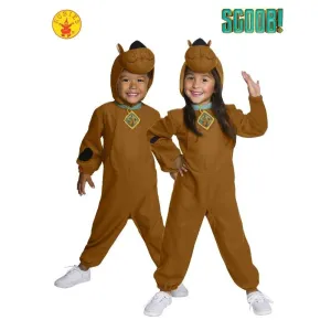 Scooby Doo Deluxe Costume With Lenticular Badge, Child