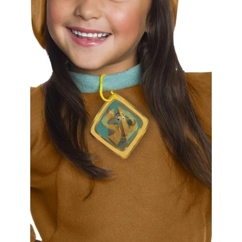 Scooby Doo Deluxe Costume With Lenticular Badge, Child