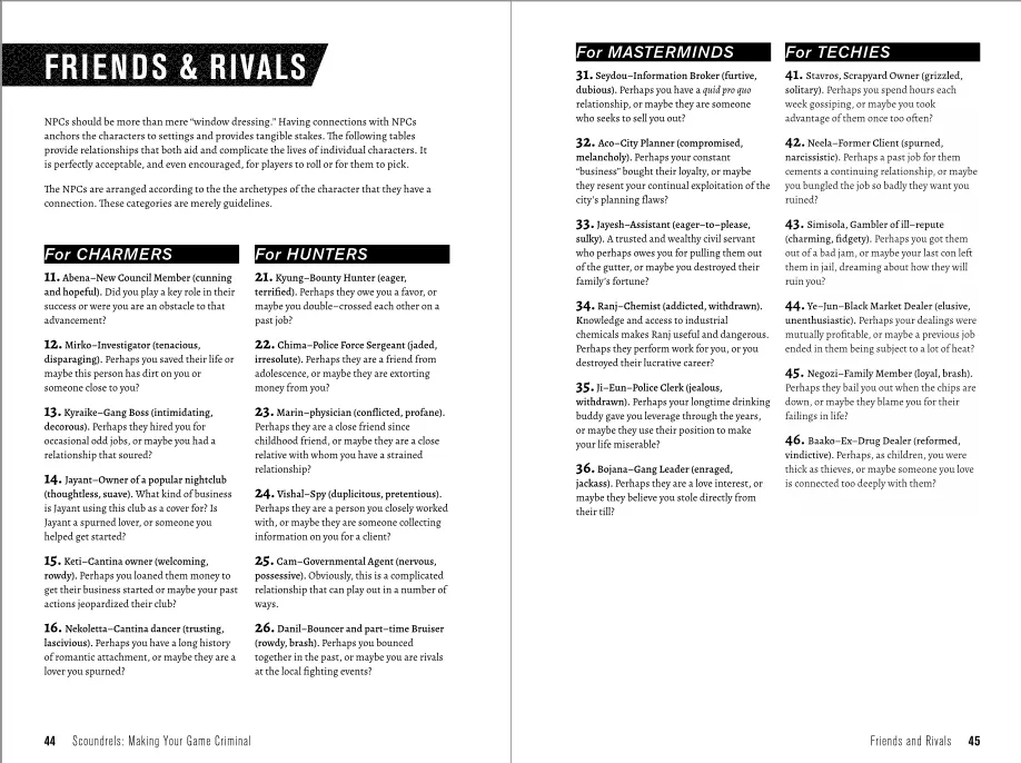 Scoundrels: Make Your Game Criminal   PDF