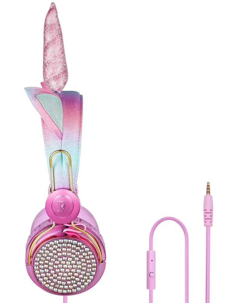 Shimmer Unicorn Beats Wired Headset