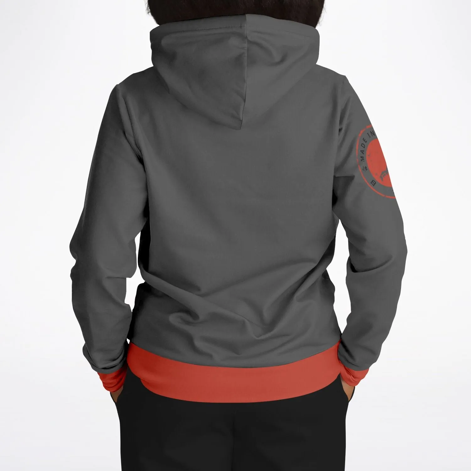 Shōwa Sanshoku Koi Grey Hoodie