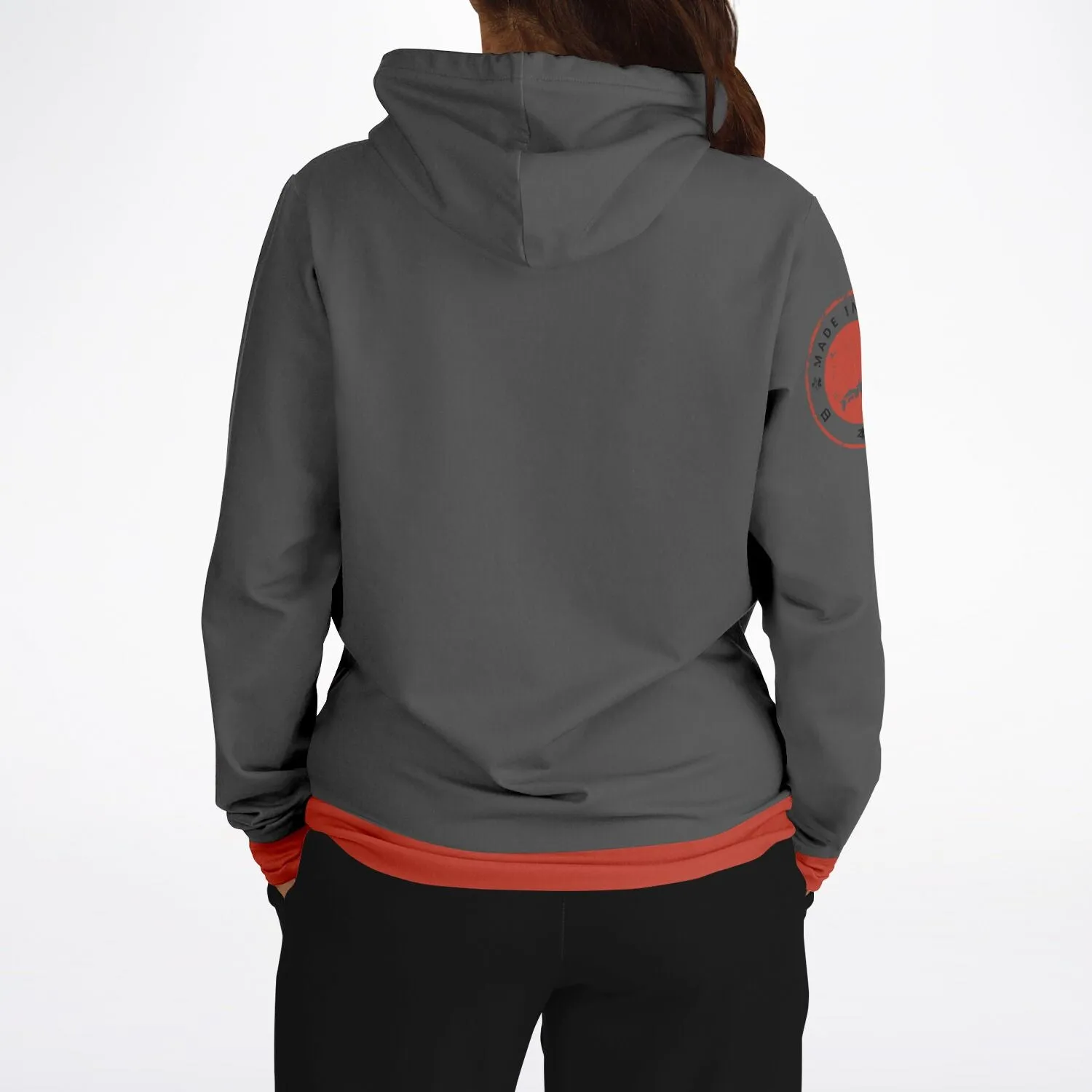 Shōwa Sanshoku Koi Grey Hoodie