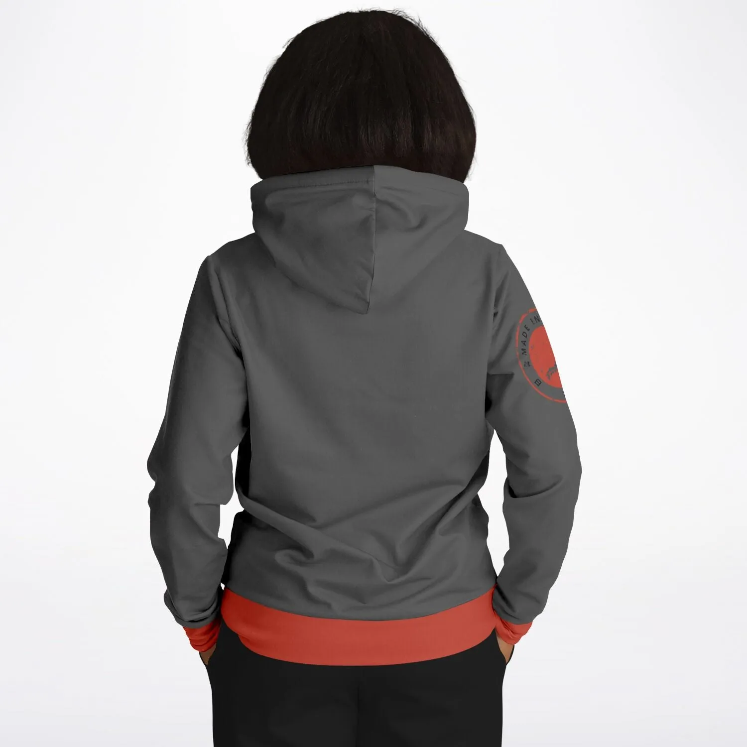 Shōwa Sanshoku Koi Grey Hoodie