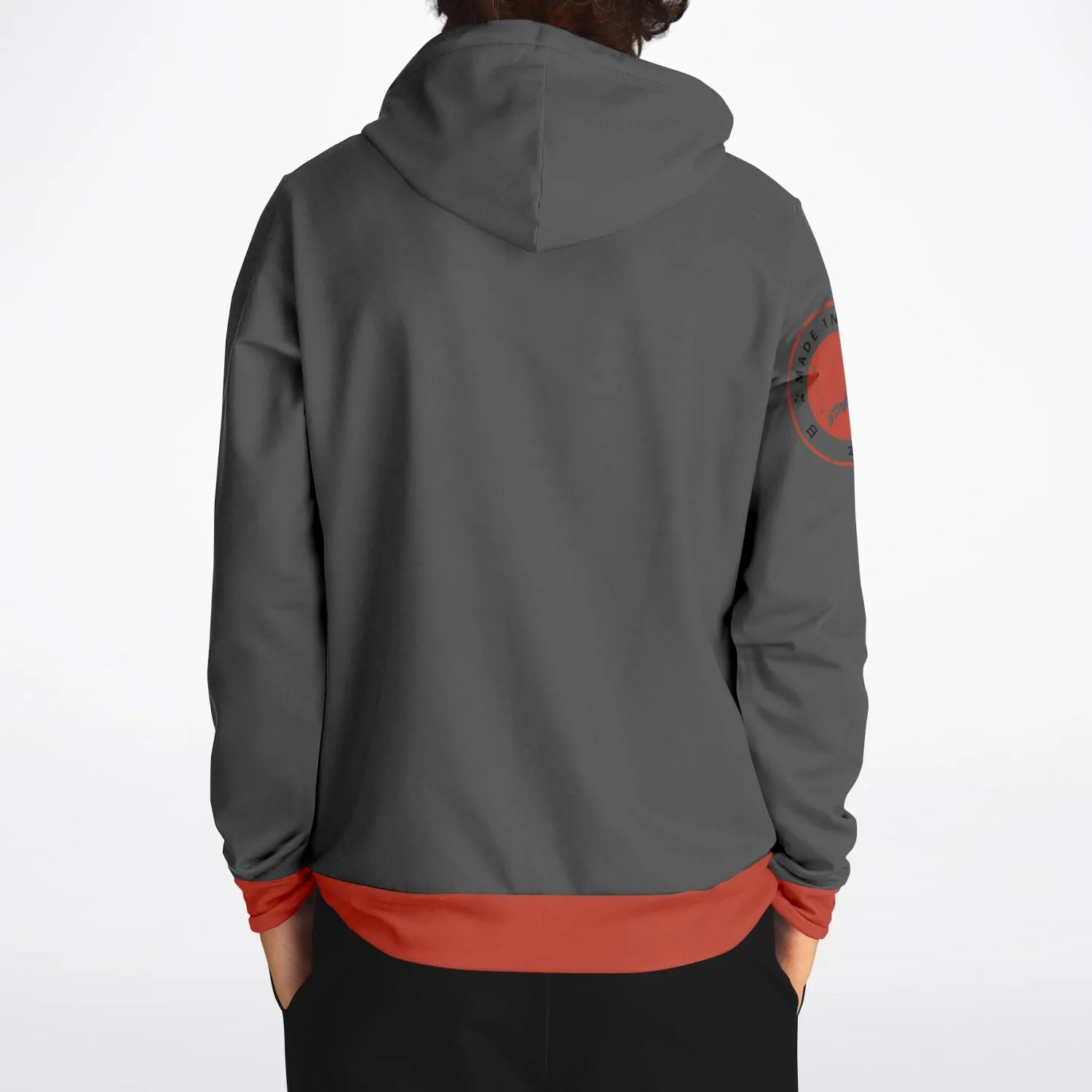 Shōwa Sanshoku Koi Grey Hoodie