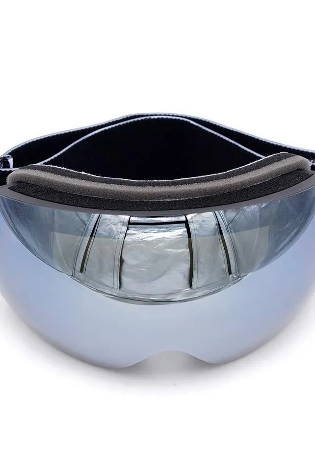 Silver Spaced Out II - Anti-Dust, Ski and Snowboard Goggle Mask with UV Protection, Anti-Fog Technology with Protective Case