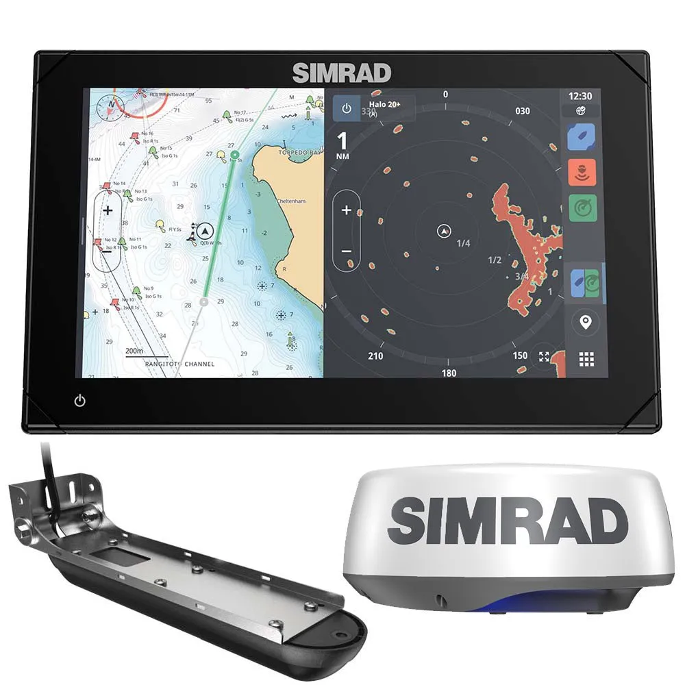 Simrad NSX 3009 Radar Bundle - HALO20  Radar Dome  Active Imaging 3-in-1 Transducer