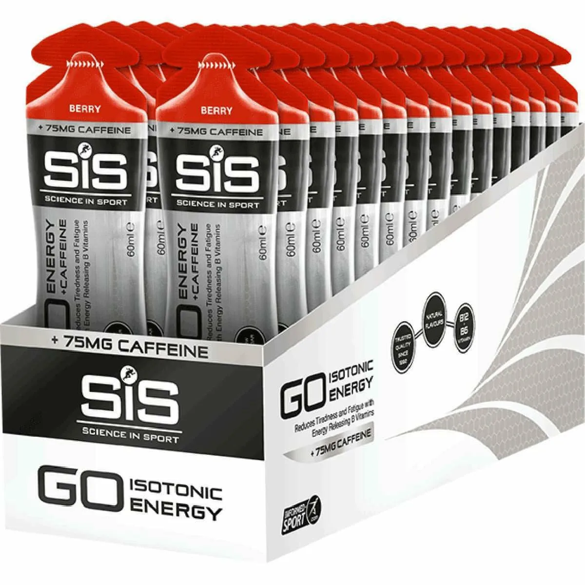 SiS Go Energy Gel Plus Caffeine 60ml (Box of 30)