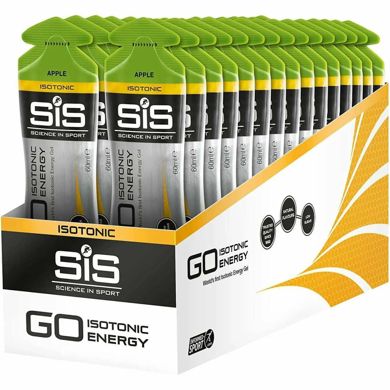 SiS GO Isotonic Energy Gels 60ml (Box of 30)
