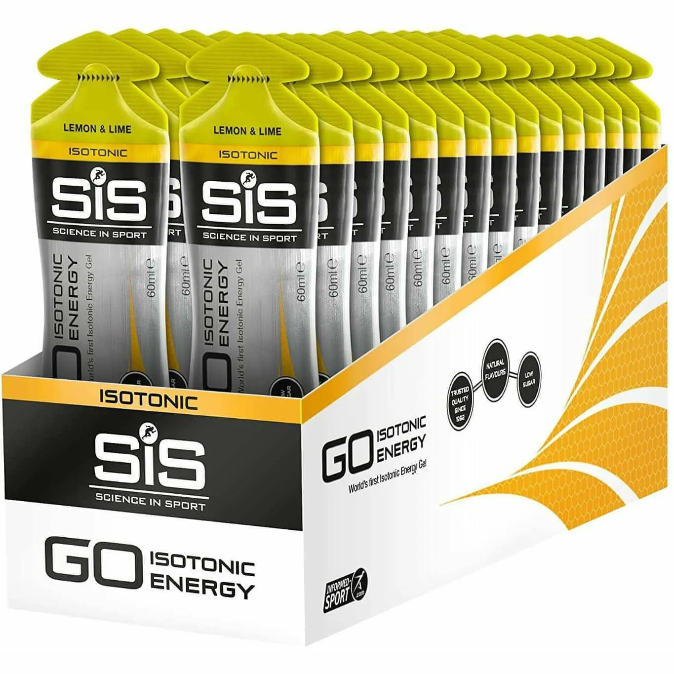 SiS GO Isotonic Energy Gels 60ml (Box of 30)