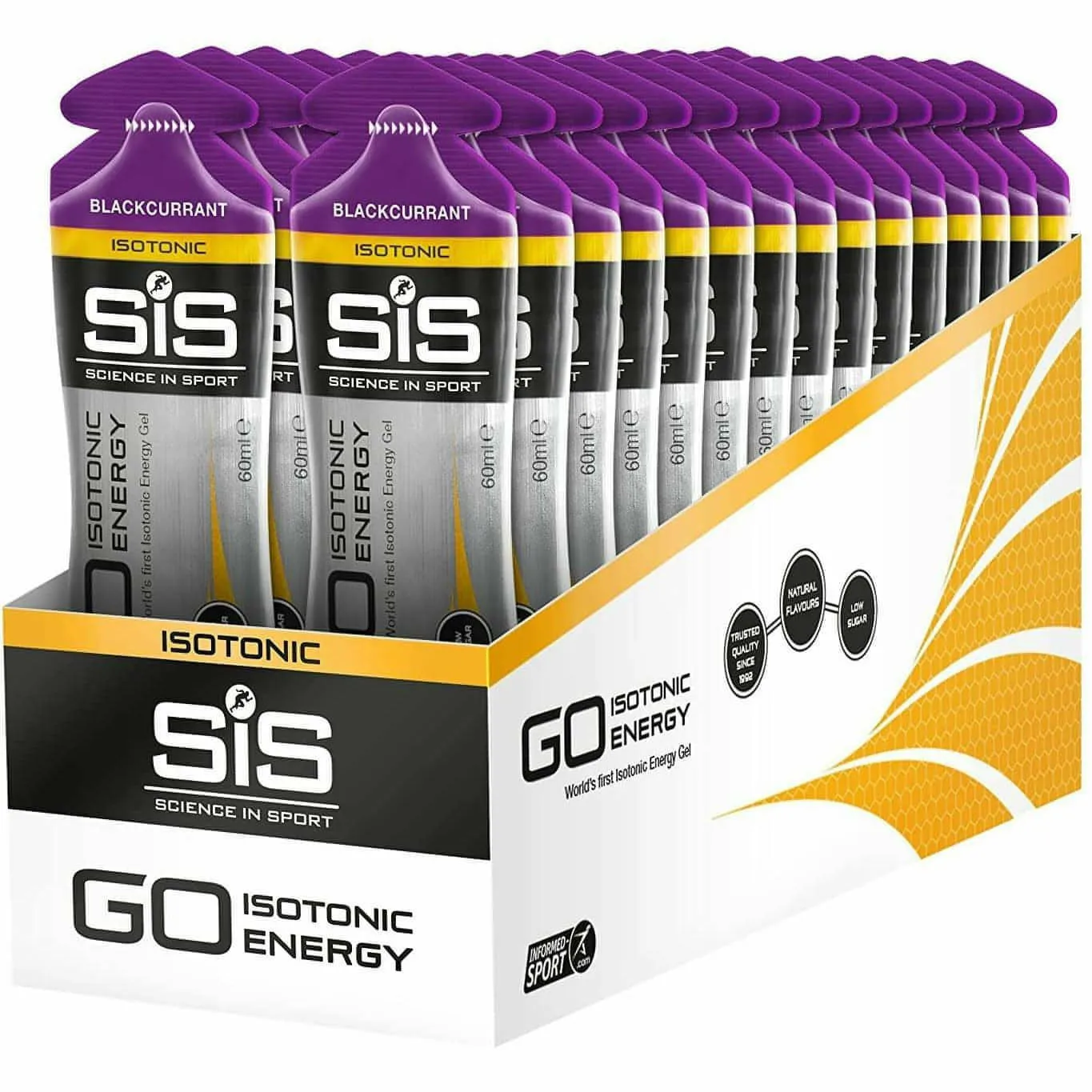SiS GO Isotonic Energy Gels 60ml (Box of 30)