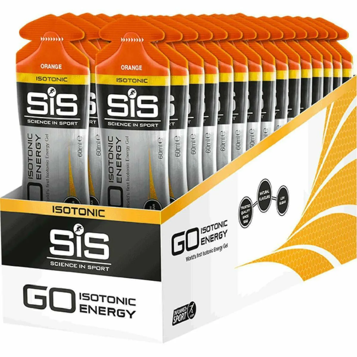SiS GO Isotonic Energy Gels 60ml (Box of 30)