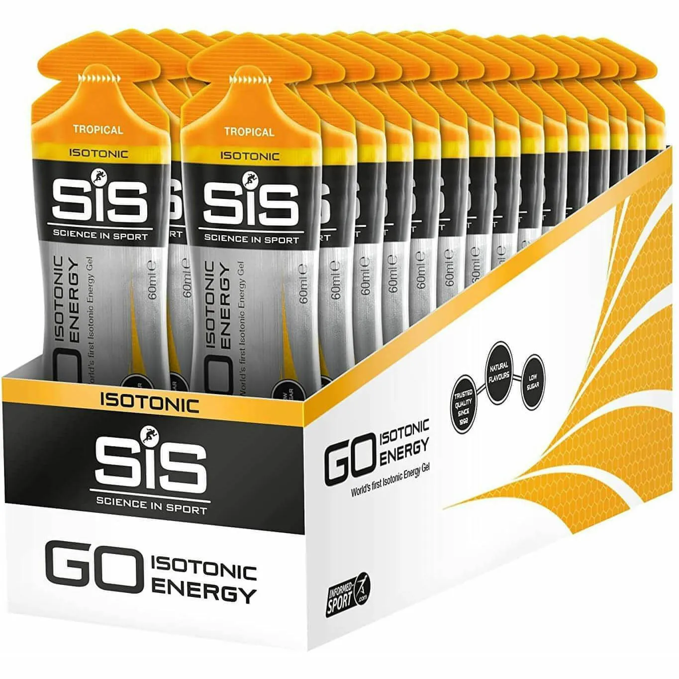 SiS GO Isotonic Energy Gels 60ml (Box of 30)