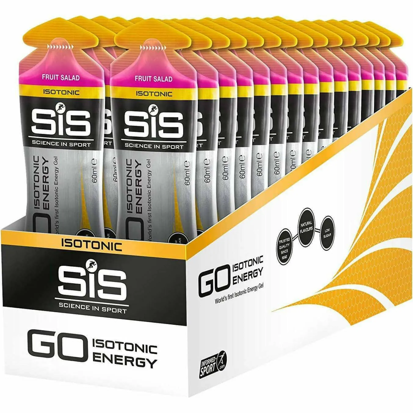SiS GO Isotonic Energy Gels 60ml (Box of 30)
