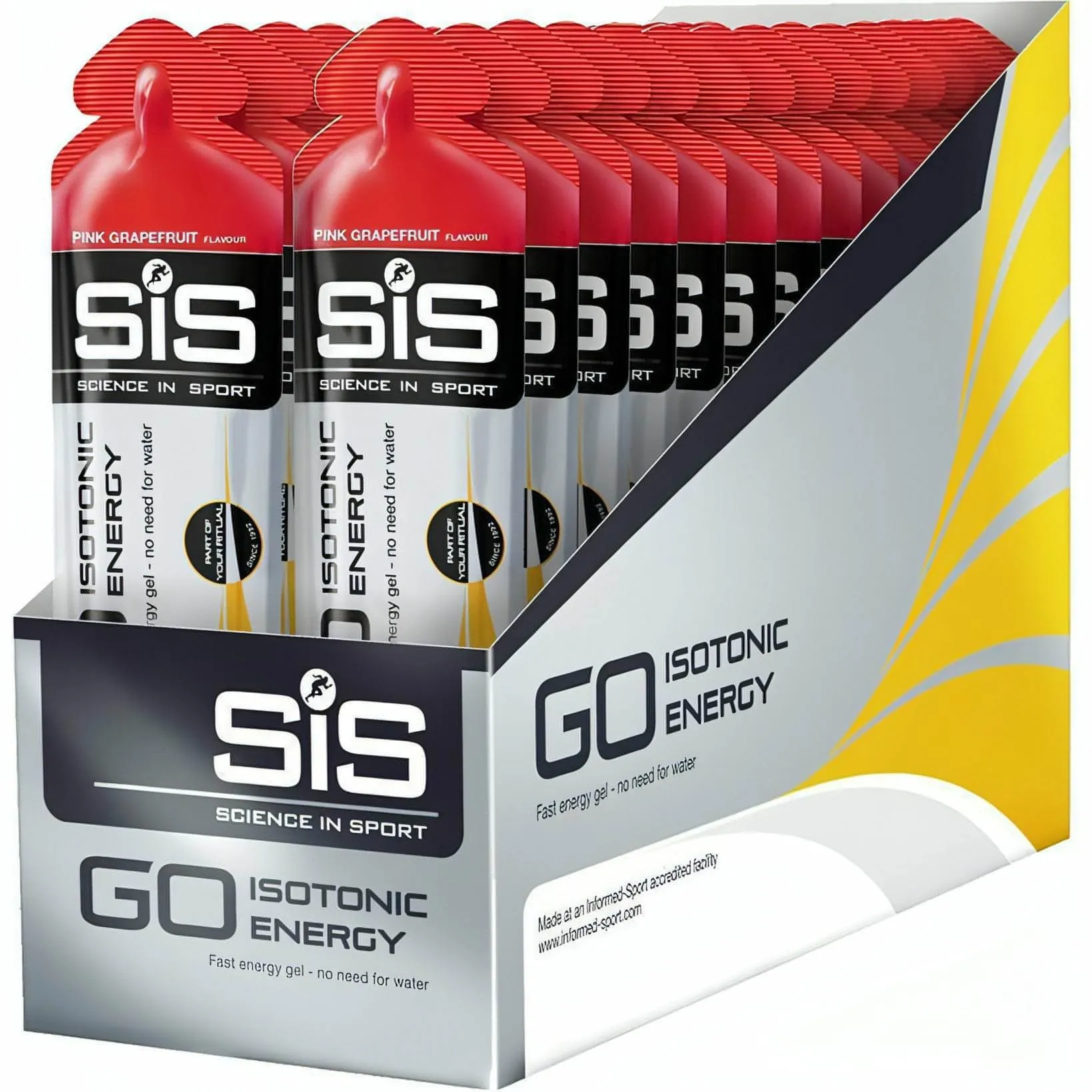 SiS GO Isotonic Energy Gels 60ml (Box of 30)