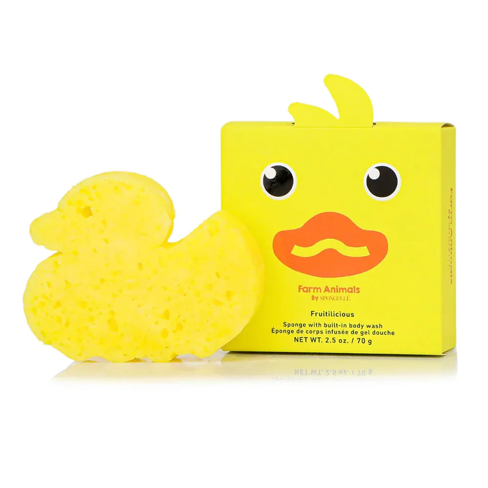 Spongelle Danny Duck Farm Animals Sponge