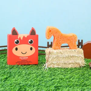 Spongelle Henry Horse Farm Animals Sponge