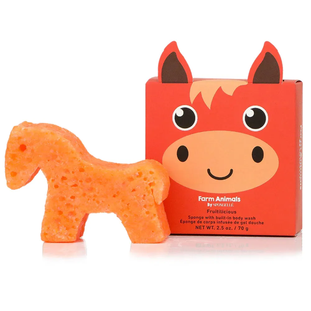 Spongelle Henry Horse Farm Animals Sponge