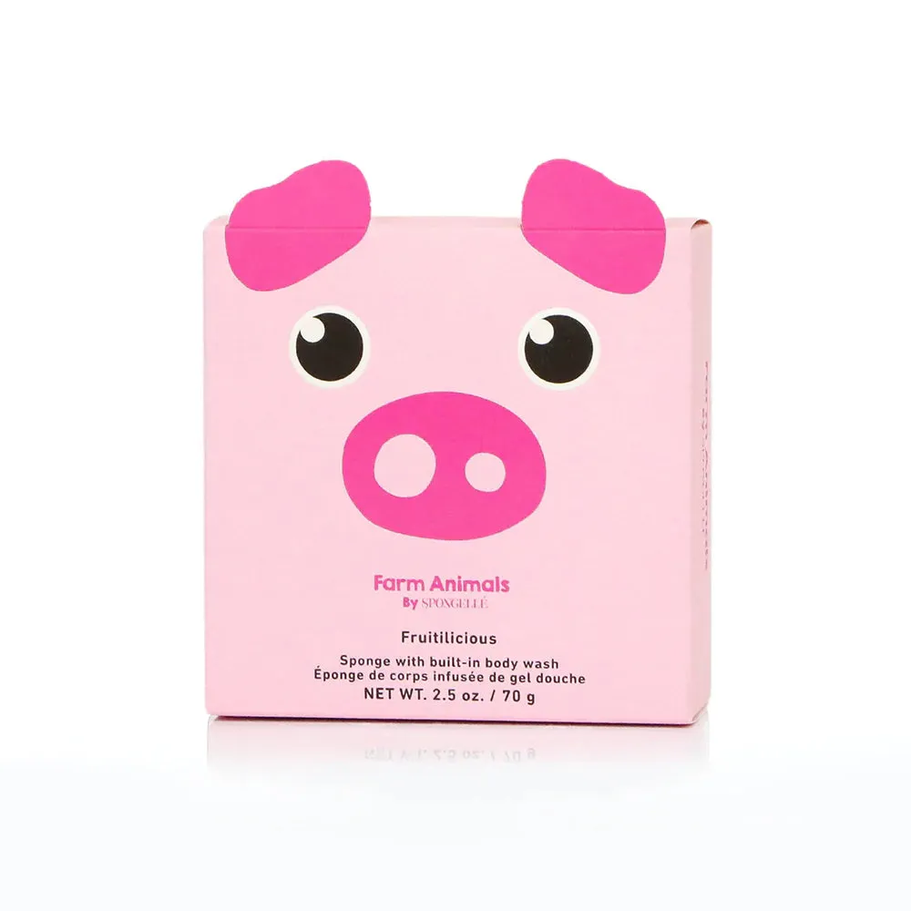 Spongelle Peggy Pig Farm Animals Sponge