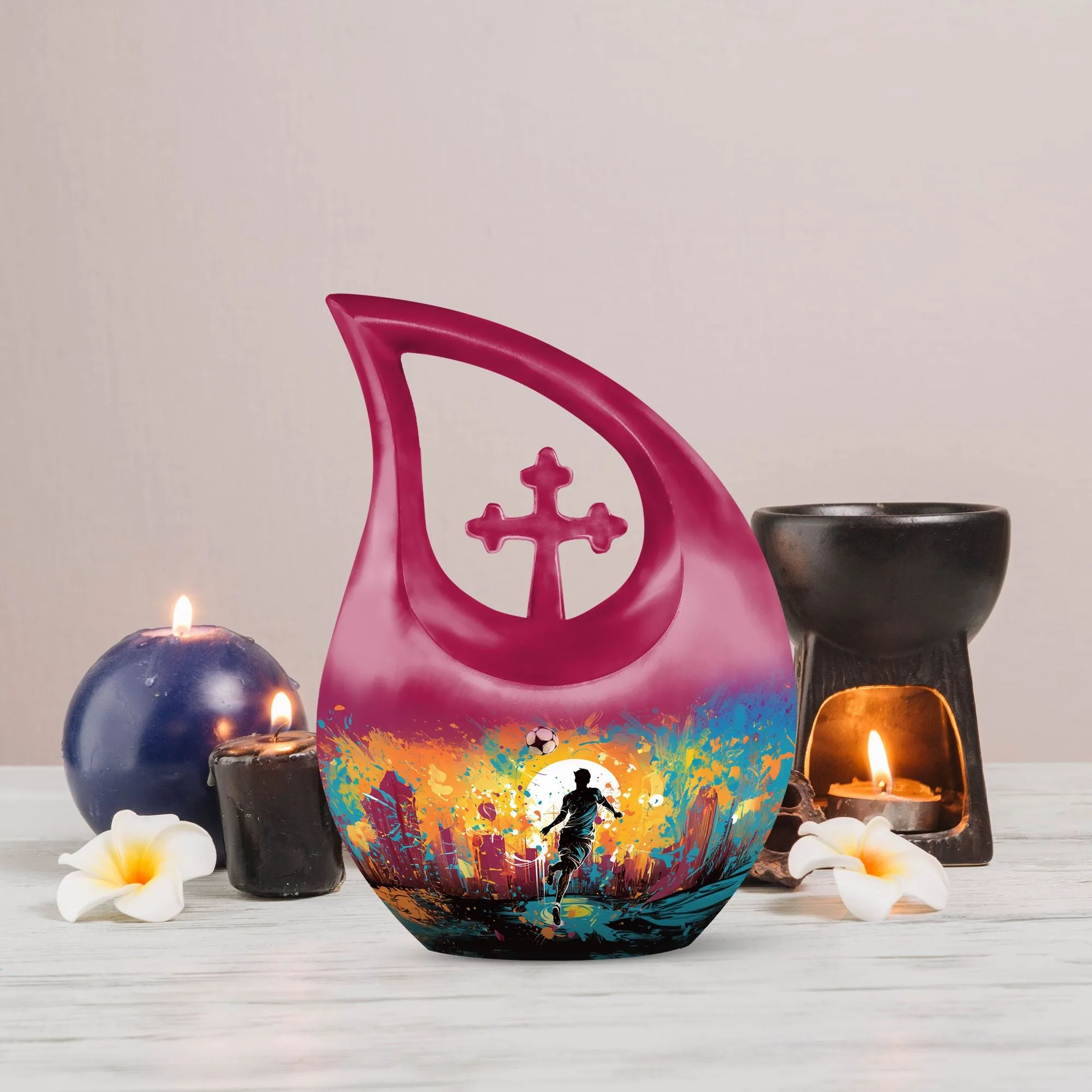 Sports Football Urn: A Restorative Urn for Memorial Remembrances