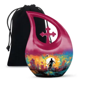 Sports Football Urn: A Restorative Urn for Memorial Remembrances