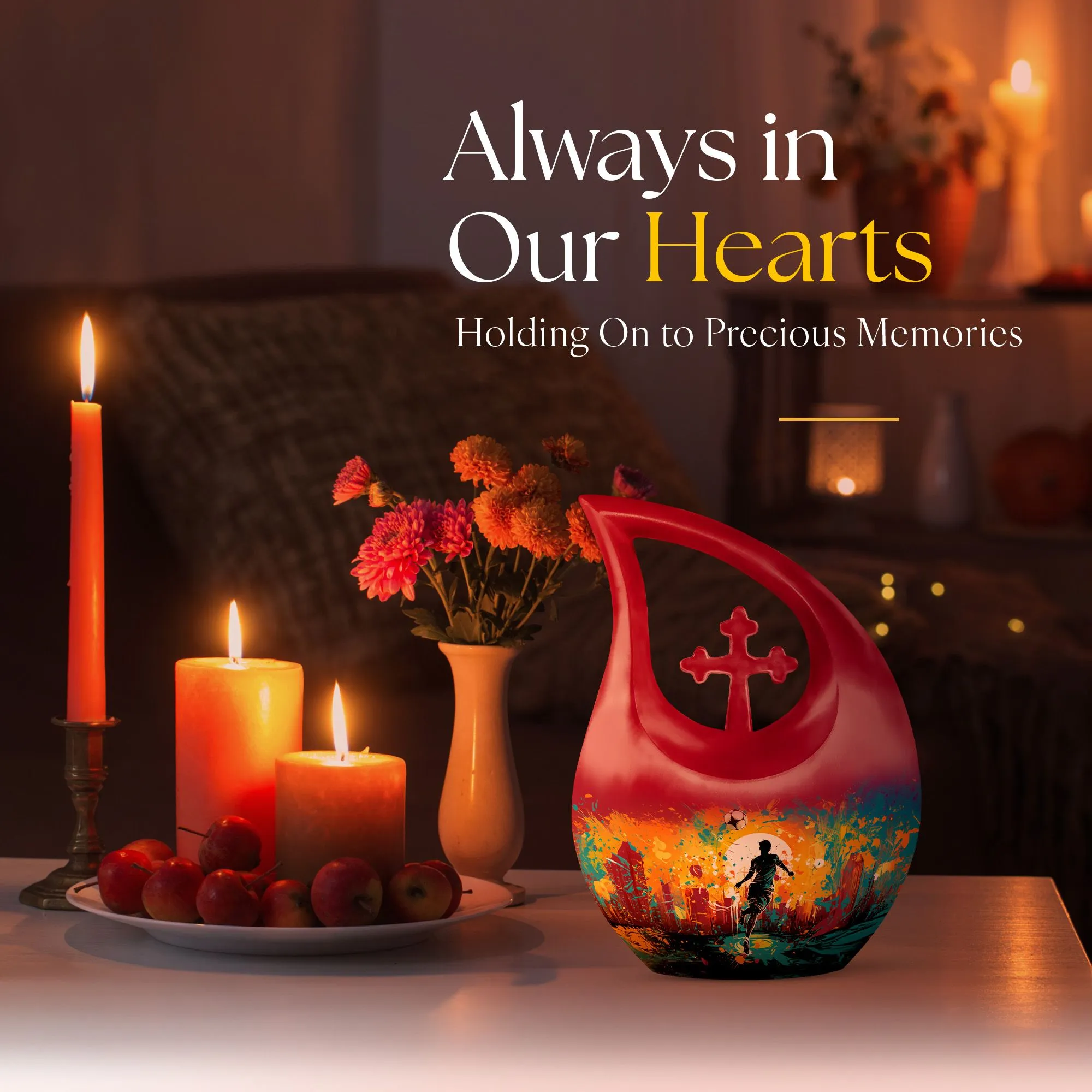 Sports Football Urn: A Restorative Urn for Memorial Remembrances