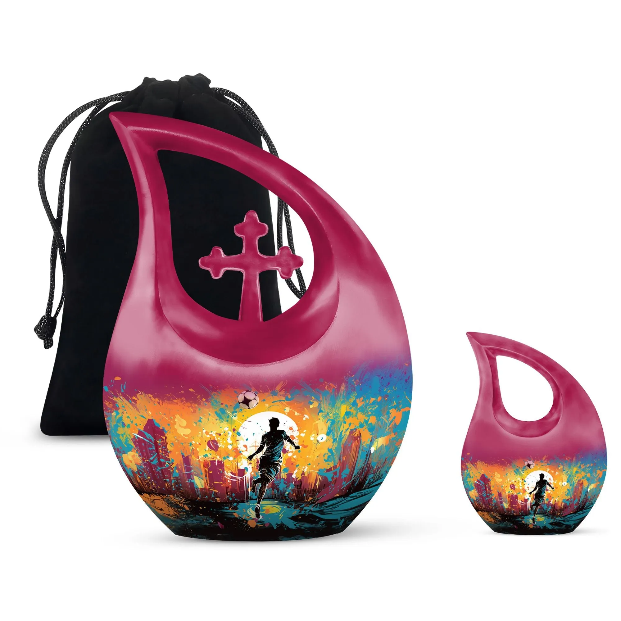 Sports Football Urn: A Restorative Urn for Memorial Remembrances