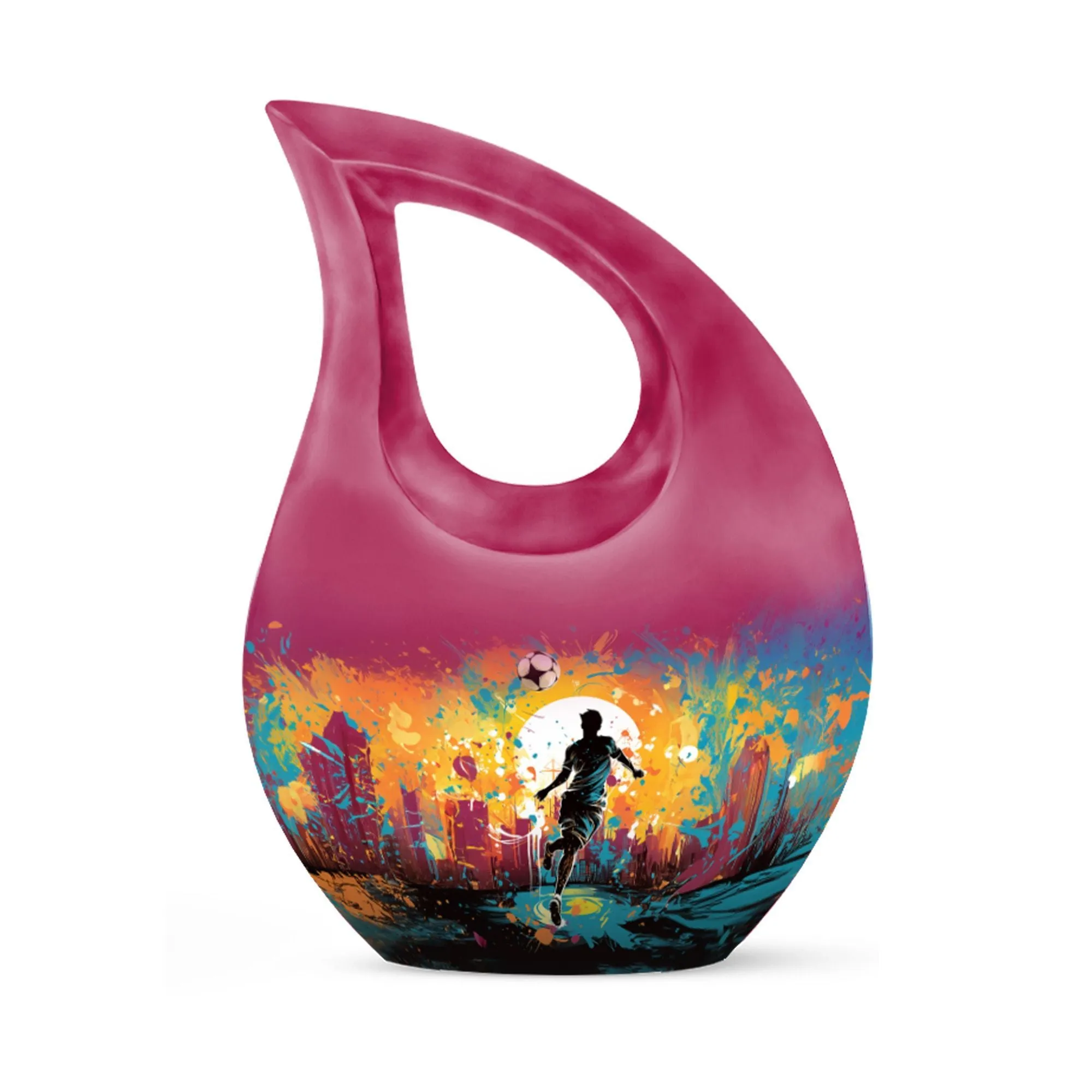 Sports Football Urn: A Restorative Urn for Memorial Remembrances