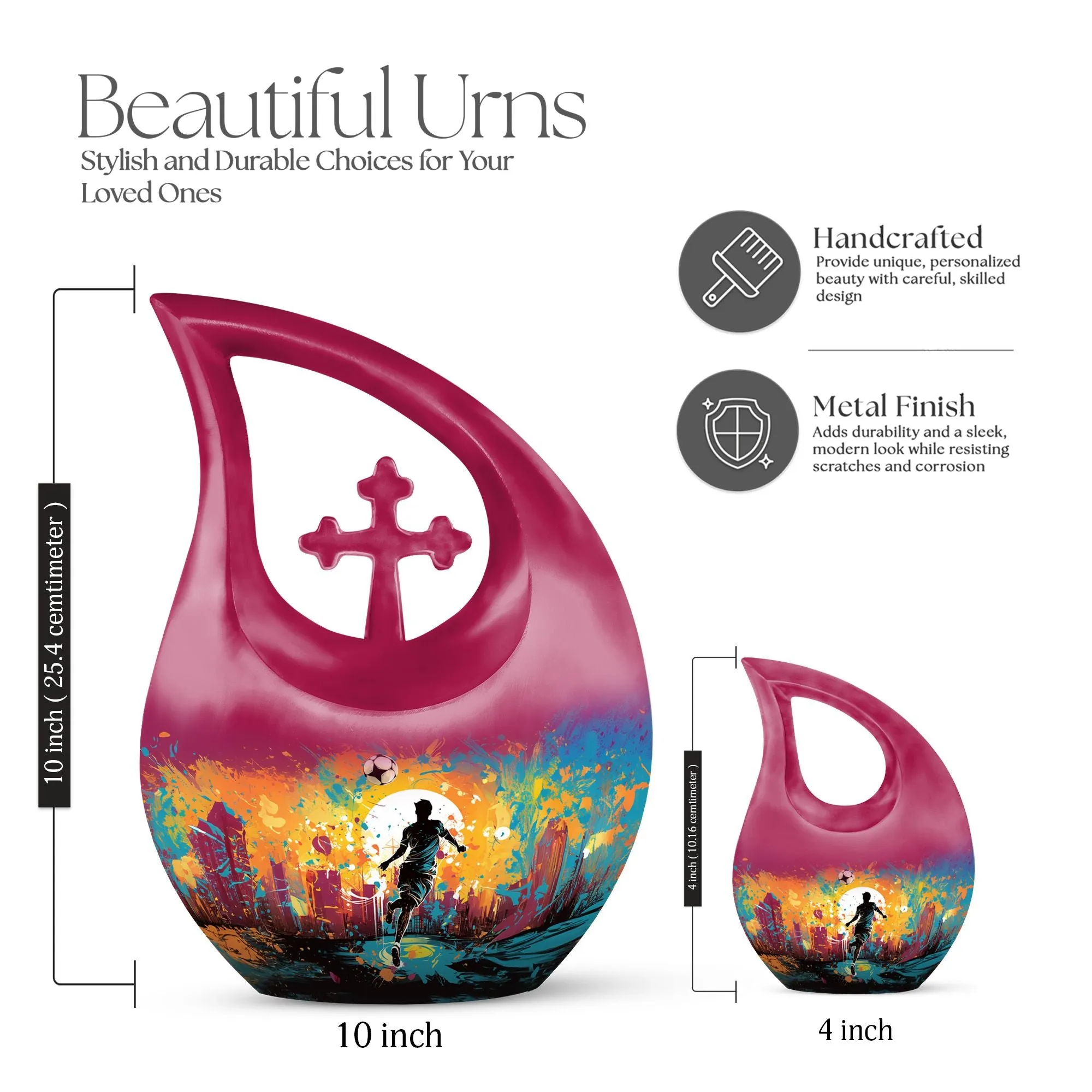 Sports Football Urn: A Restorative Urn for Memorial Remembrances