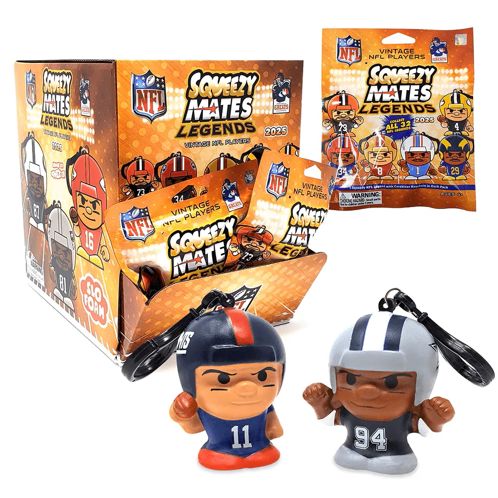 SqueezyMates Legends NFL Blind Pack 2025