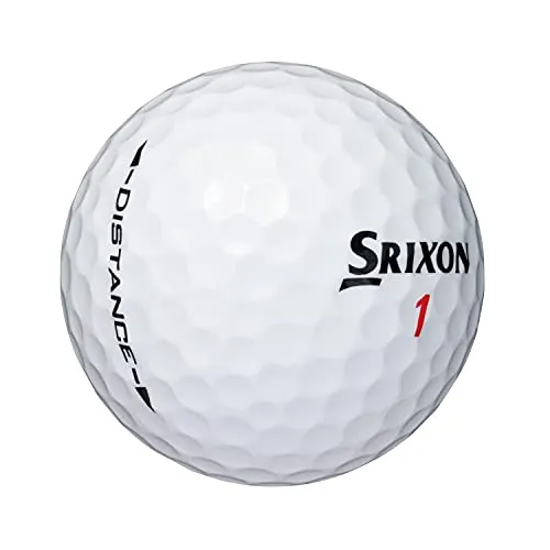 Srixon 2019 Distance Soft Golf Balls Pack of 12 Balls (White)