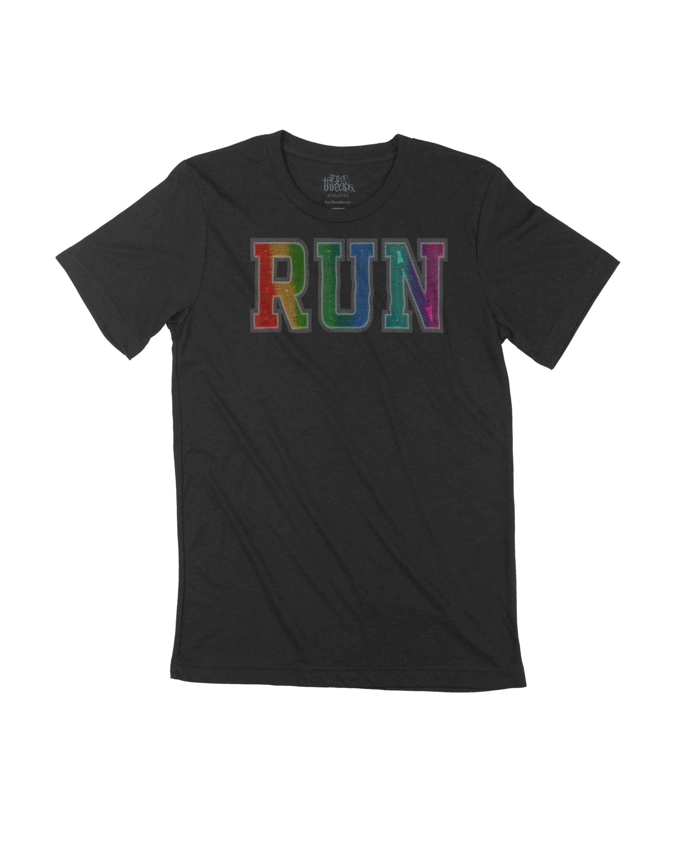 Stitched Embroidery RUN Rainbow