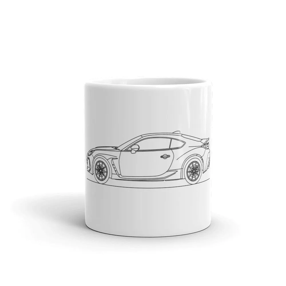 Subaru BRZ 2nd Gen Silhouette Mug