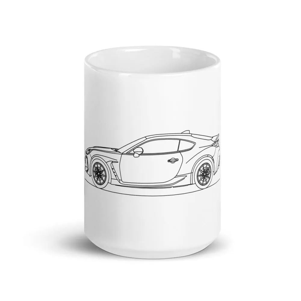 Subaru BRZ 2nd Gen Silhouette Mug