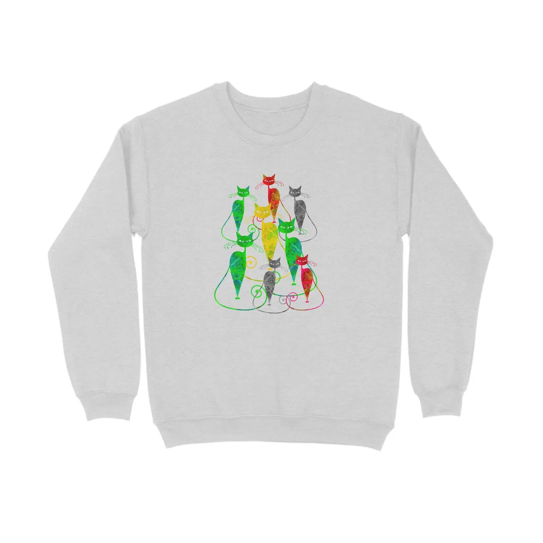 Sweatshirt (Men) - Sassy Kitties (7 Colours)