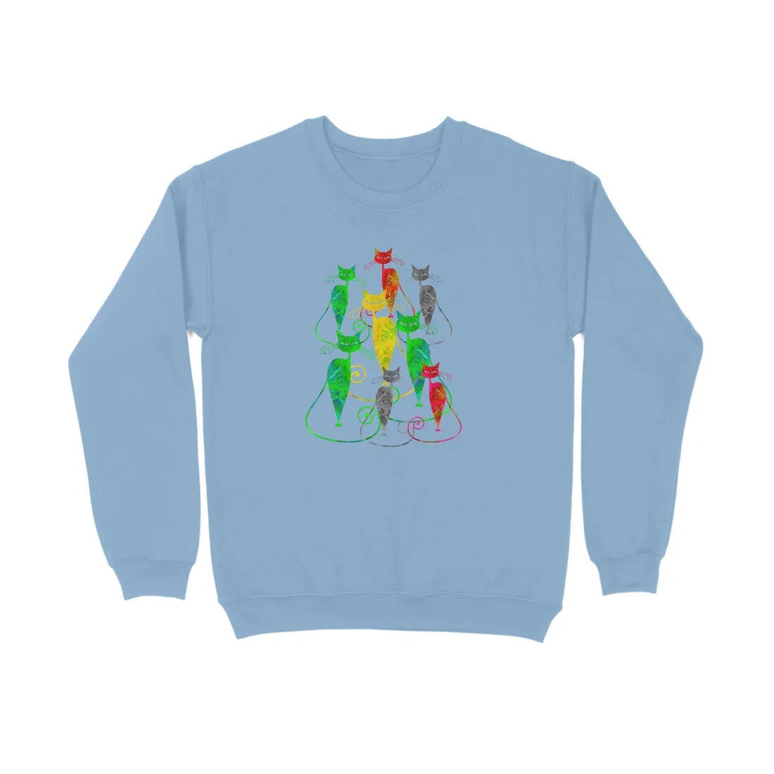 Sweatshirt (Men) - Sassy Kitties (7 Colours)