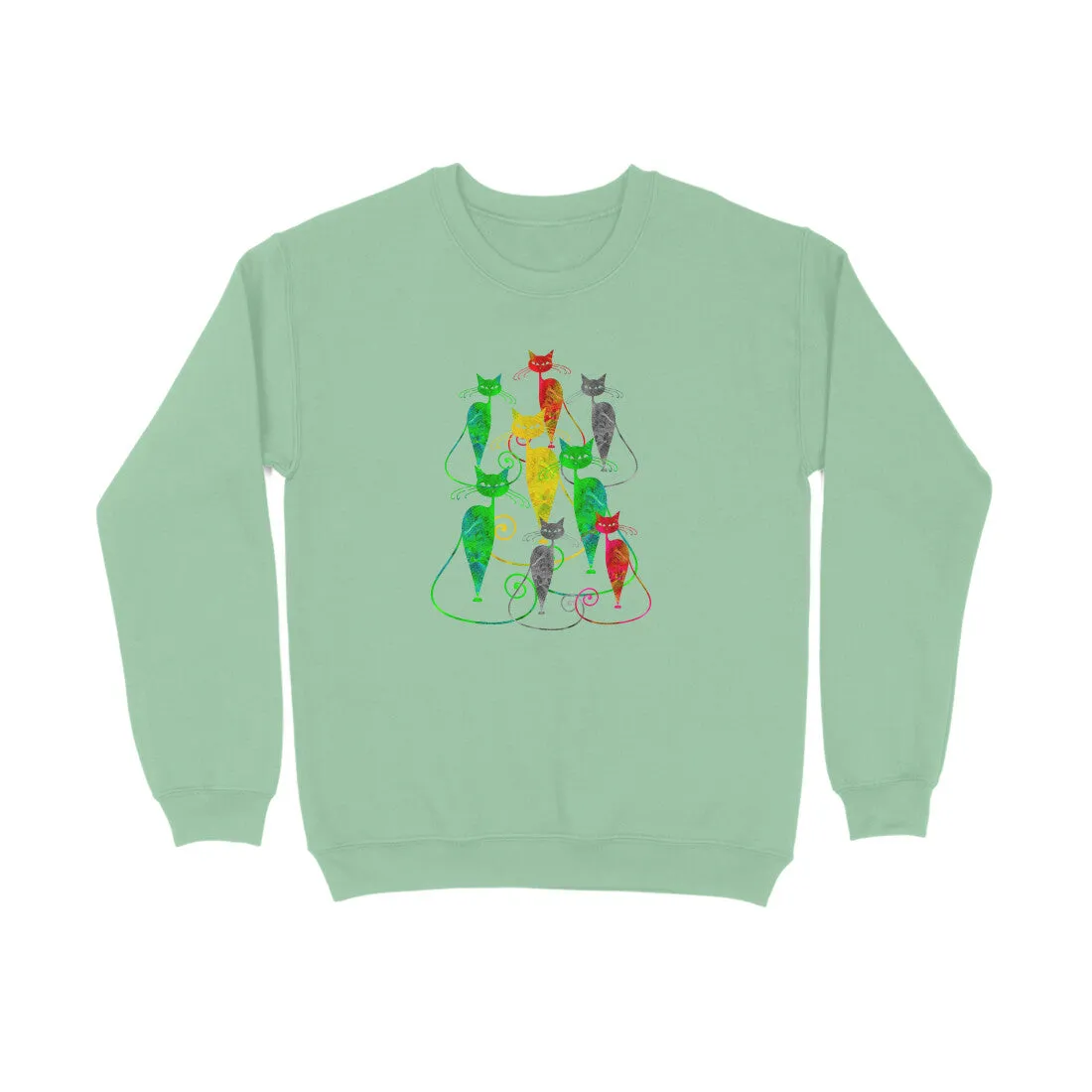 Sweatshirt (Men) - Sassy Kitties (7 Colours)