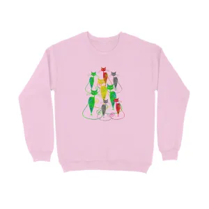 Sweatshirt (Men) - Sassy Kitties (7 Colours)