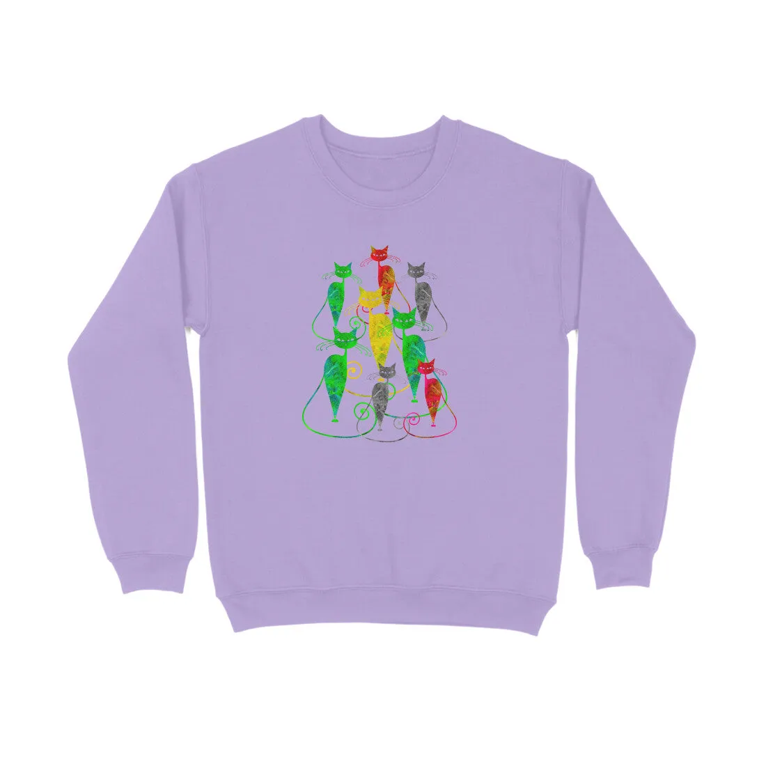 Sweatshirt (Men) - Sassy Kitties (7 Colours)