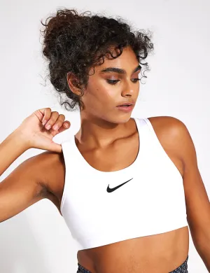 Swoosh High Support Bra - White/Black