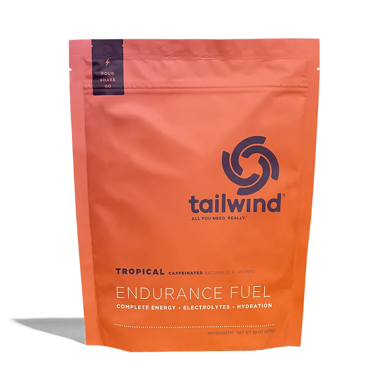 TAILWIND NUTRITION ENDURANCE FUEL TROPICAL CAFFEINATED MEDIUM 30 SERVES