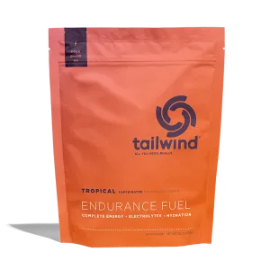 TAILWIND NUTRITION ENDURANCE FUEL TROPICAL CAFFEINATED MEDIUM 30 SERVES