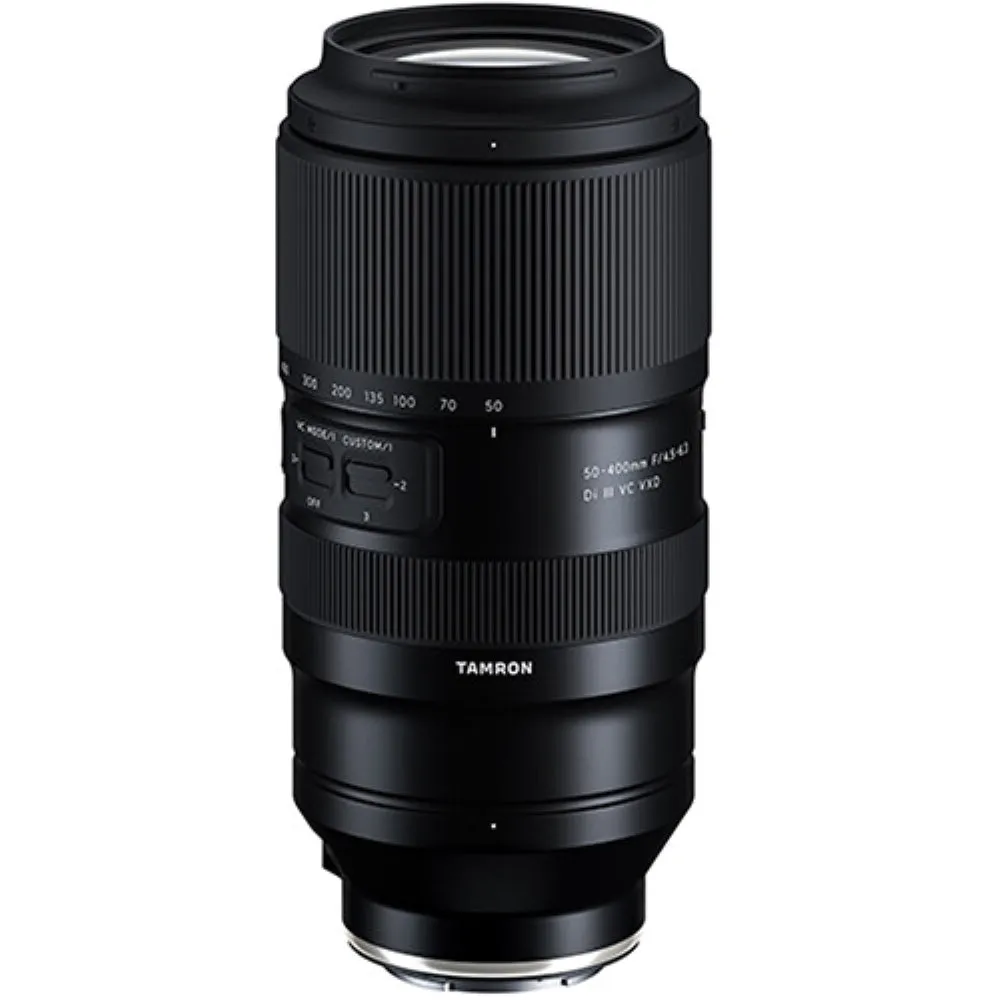 Tamron 50-400mm f/4.5-6.3 Di III VC VXD Lens for Sony E