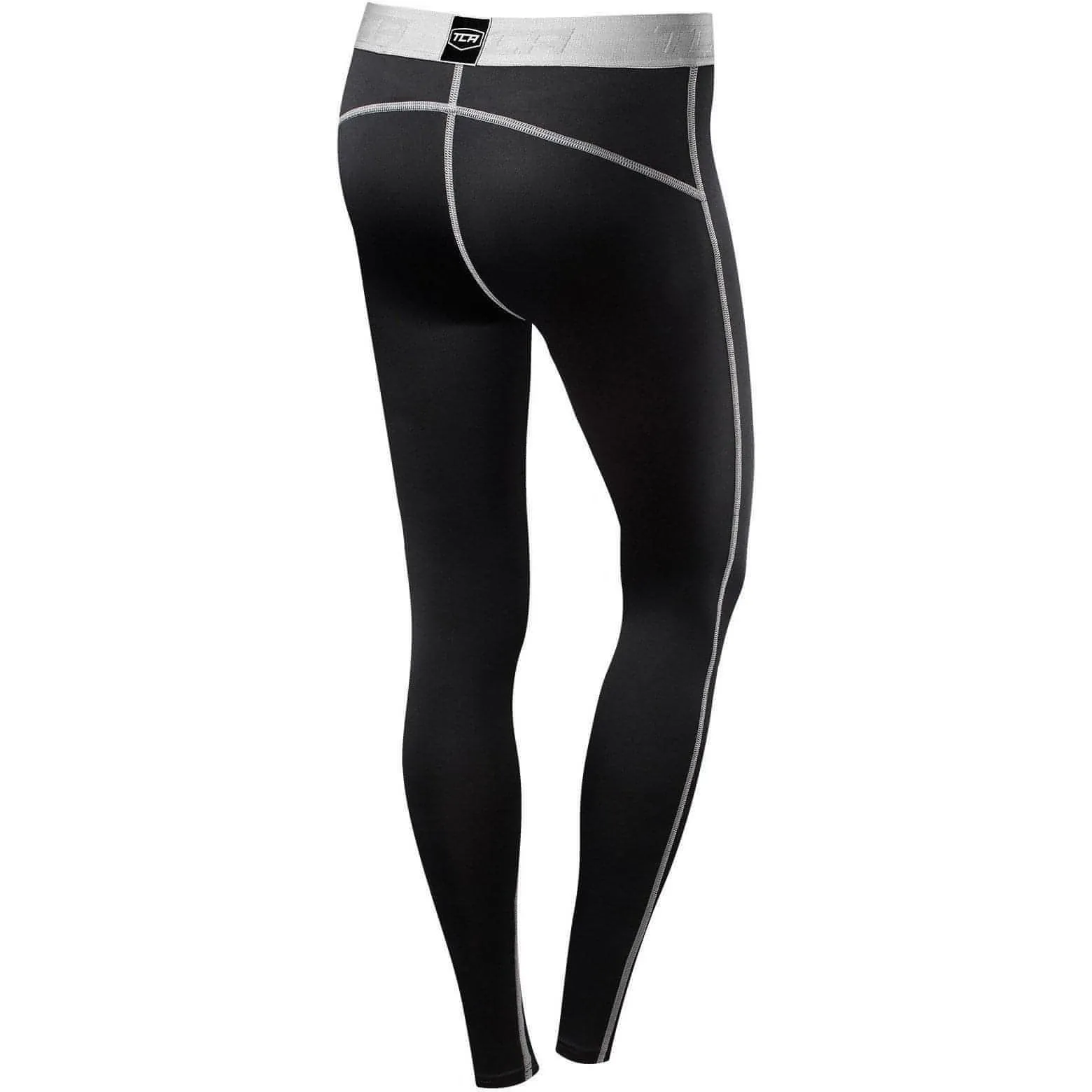 TCA Pro Performance Endurance Womens Long Running Tights - Black