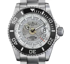 Ternos Professional Auto Nebulous 500m White Diving Watch 16153510 Holiday Bundle