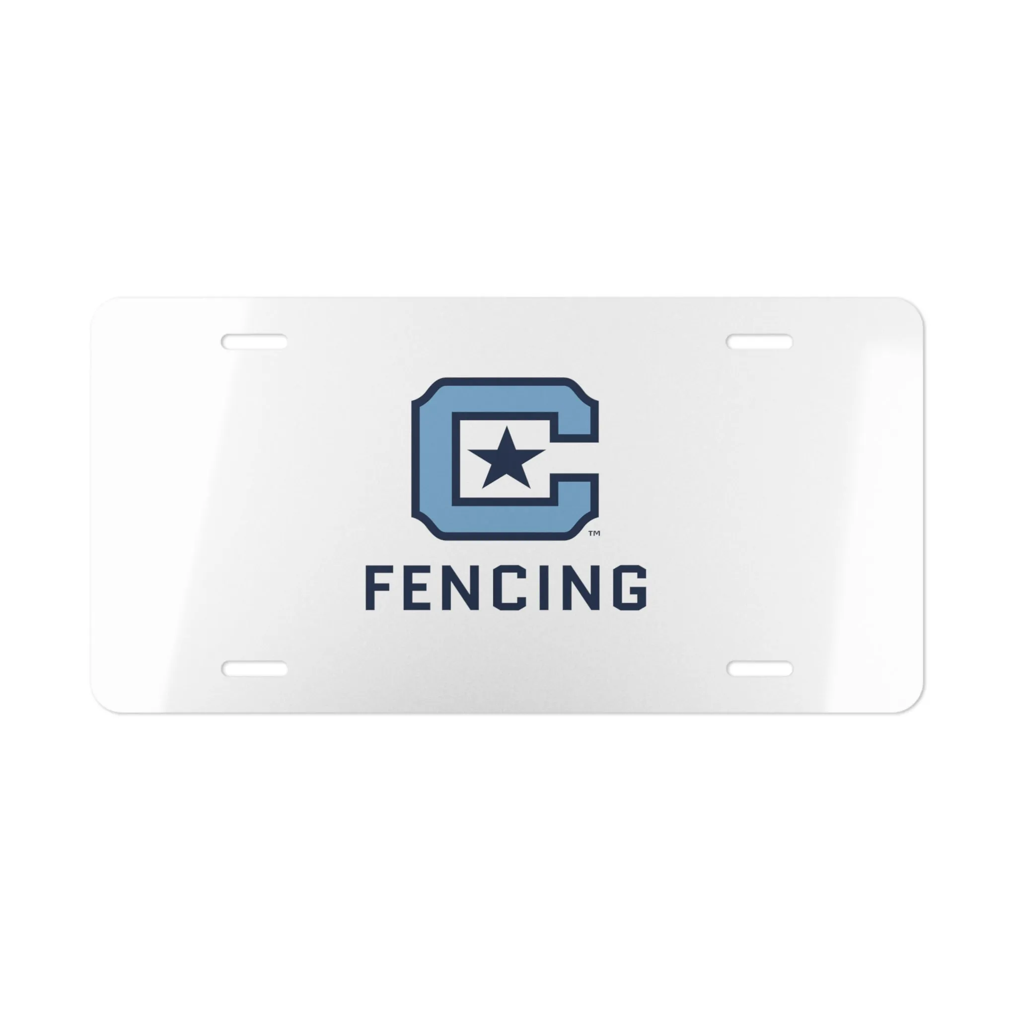 The Citadel, Sports Club, Fencing Vanity Plate