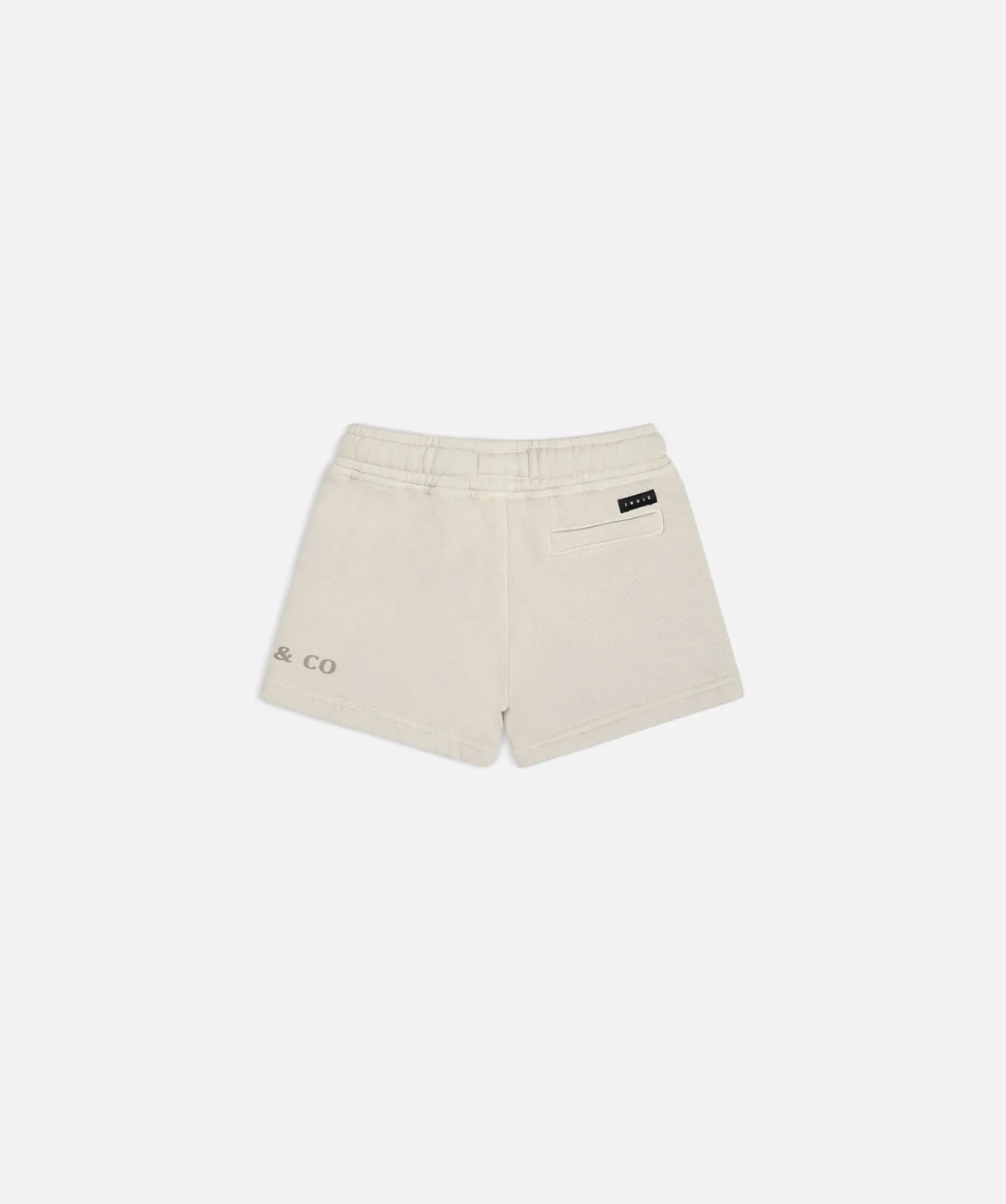 The Oversize Trackie Short - Sawdust