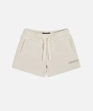 The Oversize Trackie Short - Sawdust