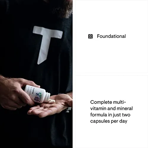 Thorne Basic Nutrients 2/Day - Comprehensive Daily Multivitamin with Optimal Bioavailability