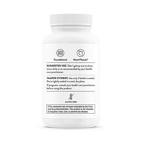 Thorne Ultimate-E Capsule - Contains All of The Natural Forms of Vitamin E - 60 Gelcaps